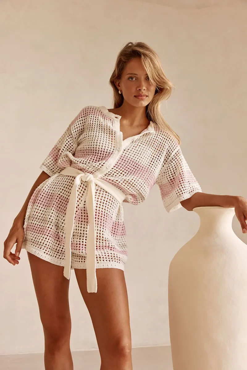 Cream Crochet Playsuit - Image 5