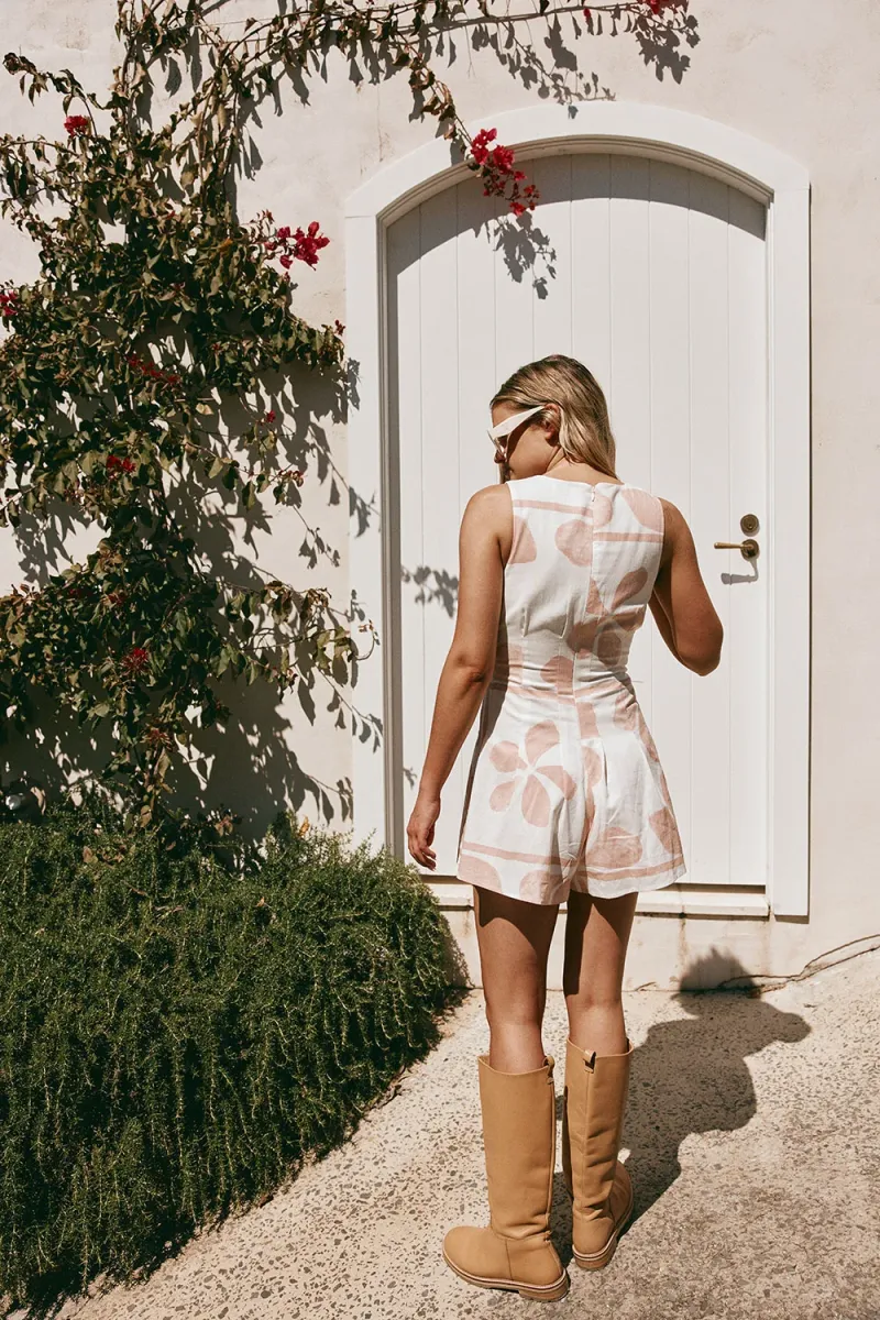 Pink Button-Front Playsuit - Image 5
