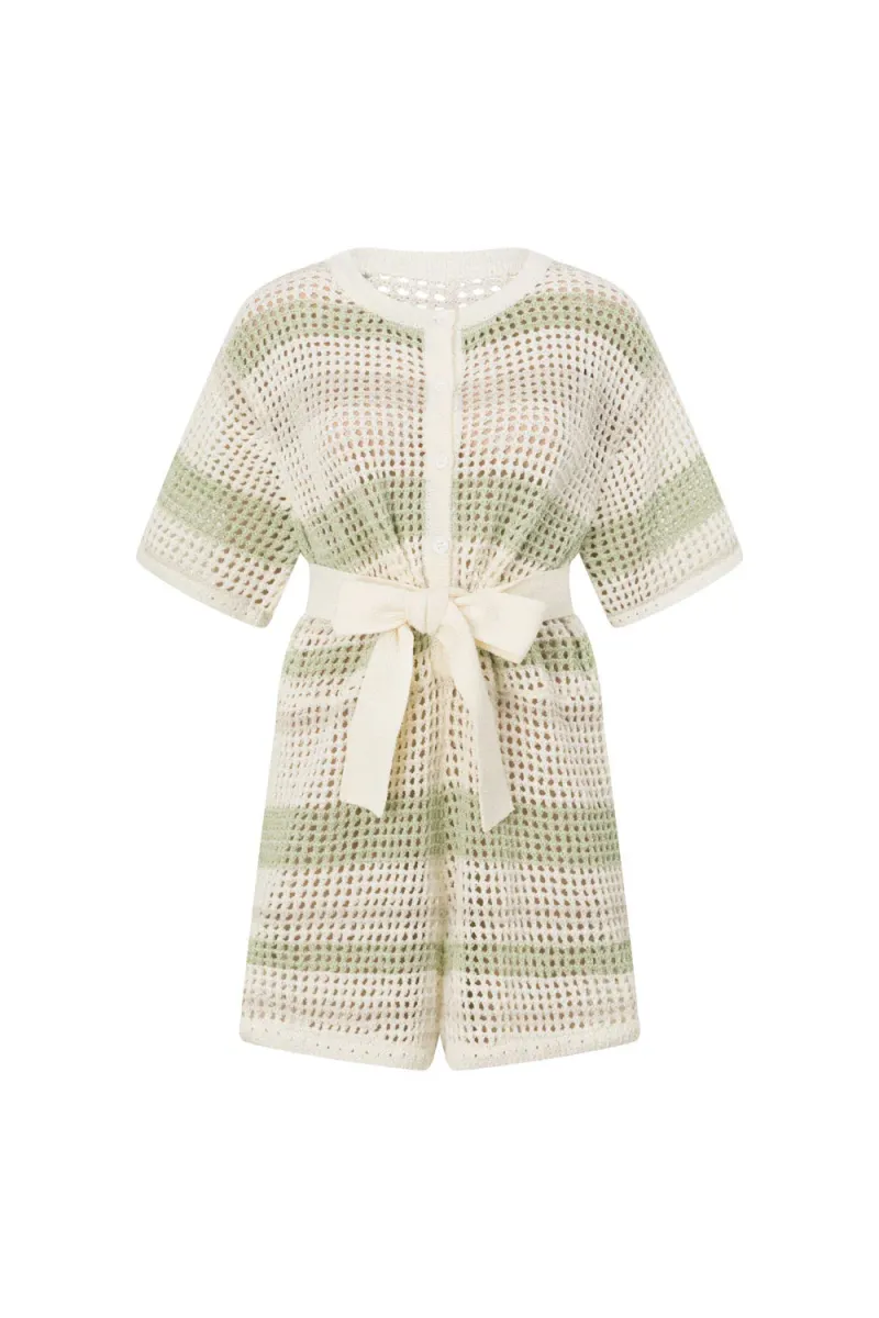 Cream Knit Playsuit - Image 5