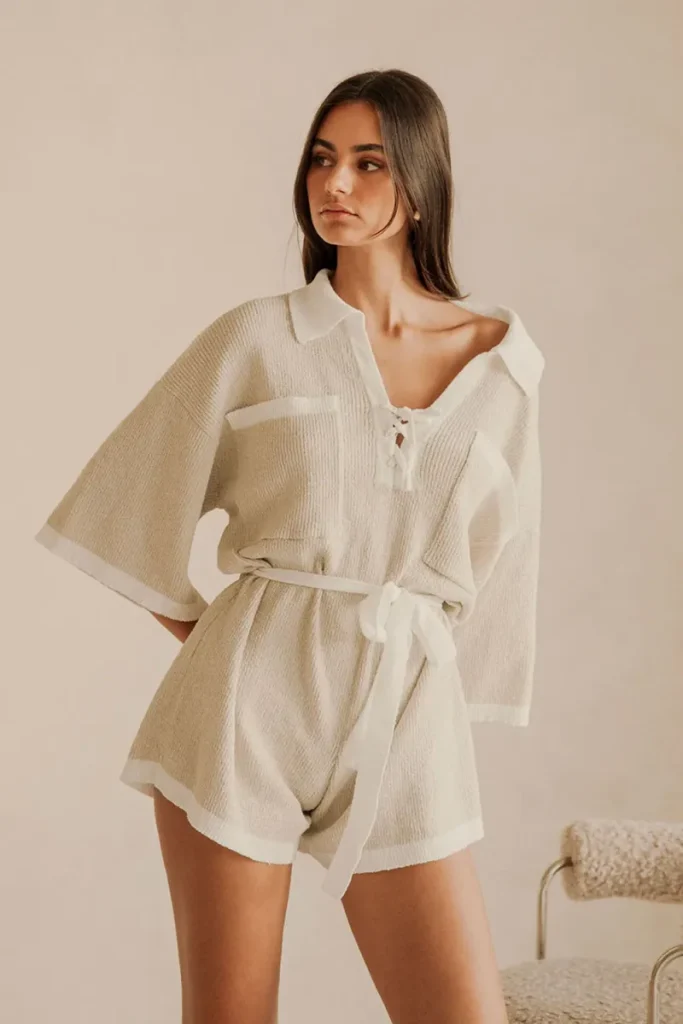 Grey Relaxed Playsuit