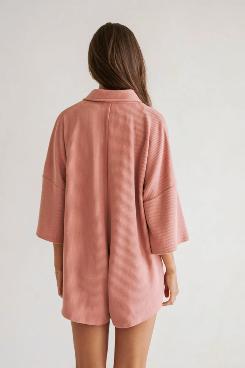 Pink Relaxed Playsuit - Image 5