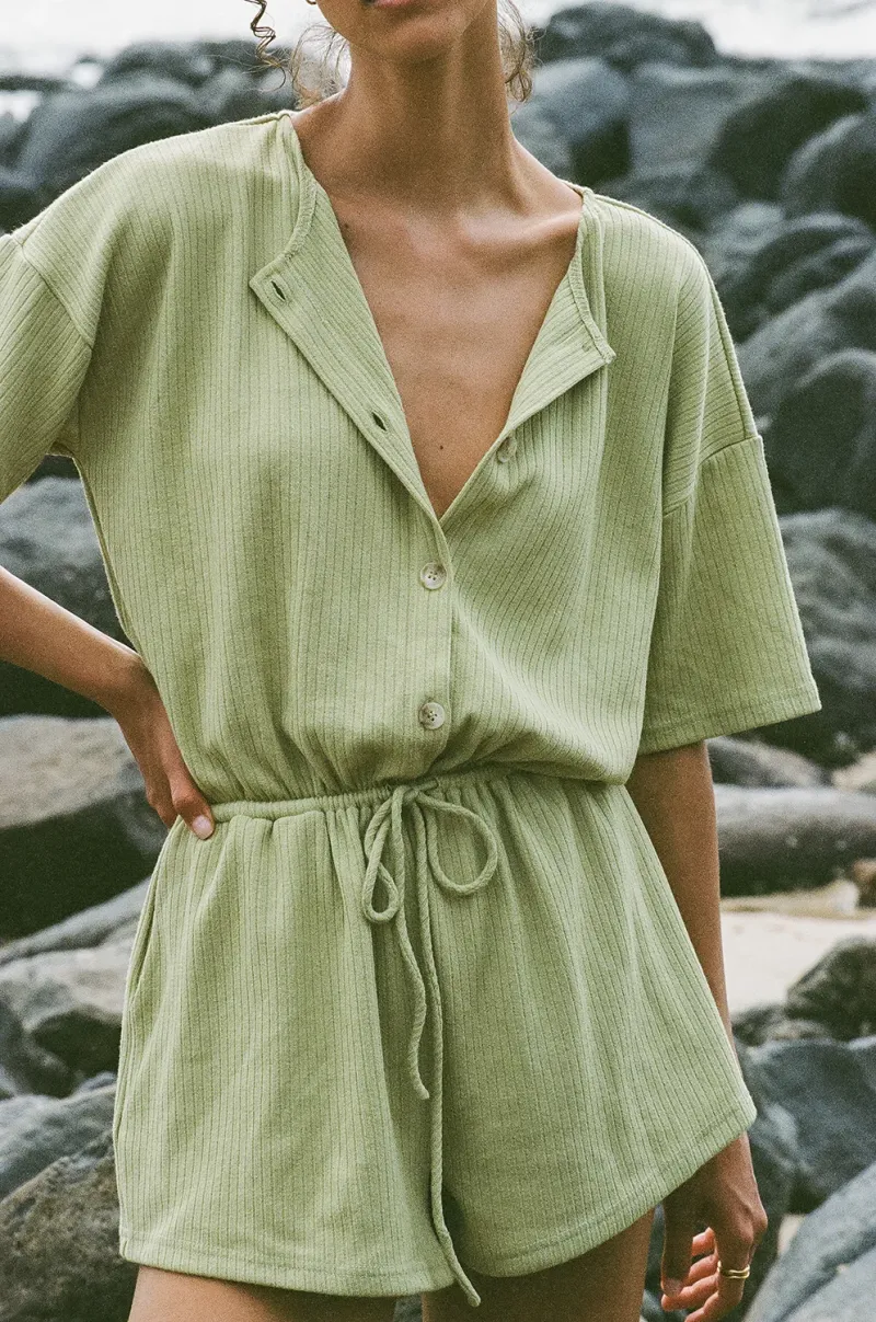 Lime Knit Playsuit - Image 4