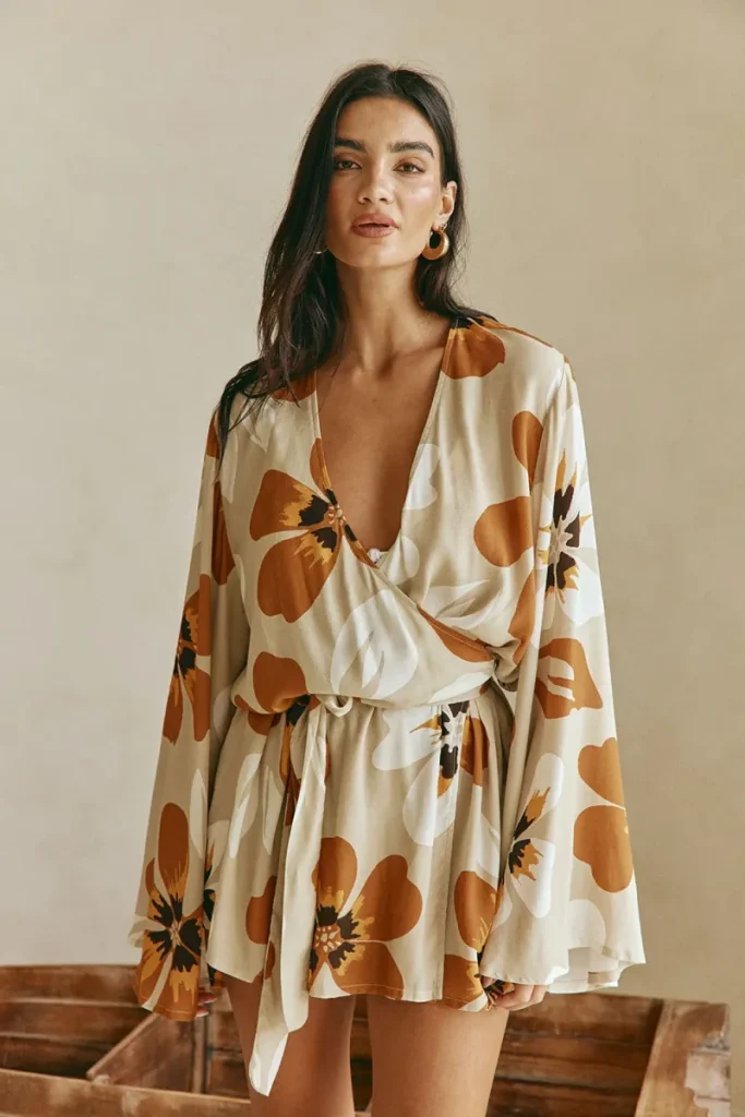 Olive Wrap Dress