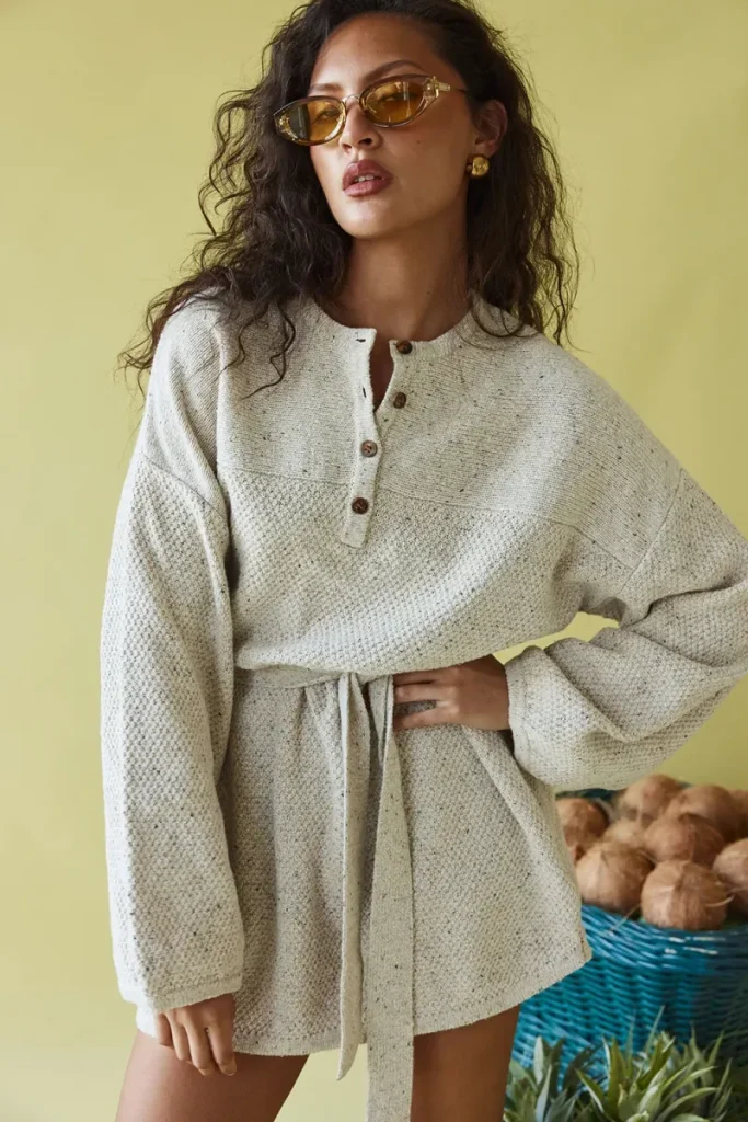 Grey Knit Dress
