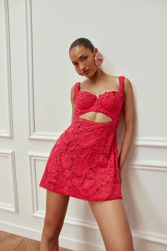 Pink Floral Dress