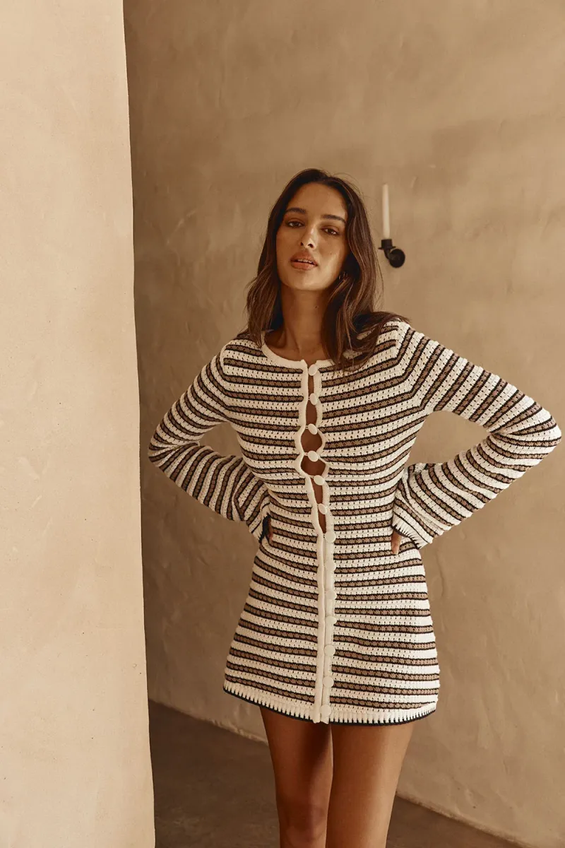White Knit Dress - Image 4