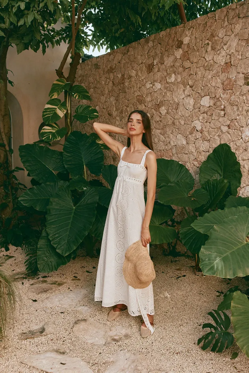 White Cutout Dress - Image 3