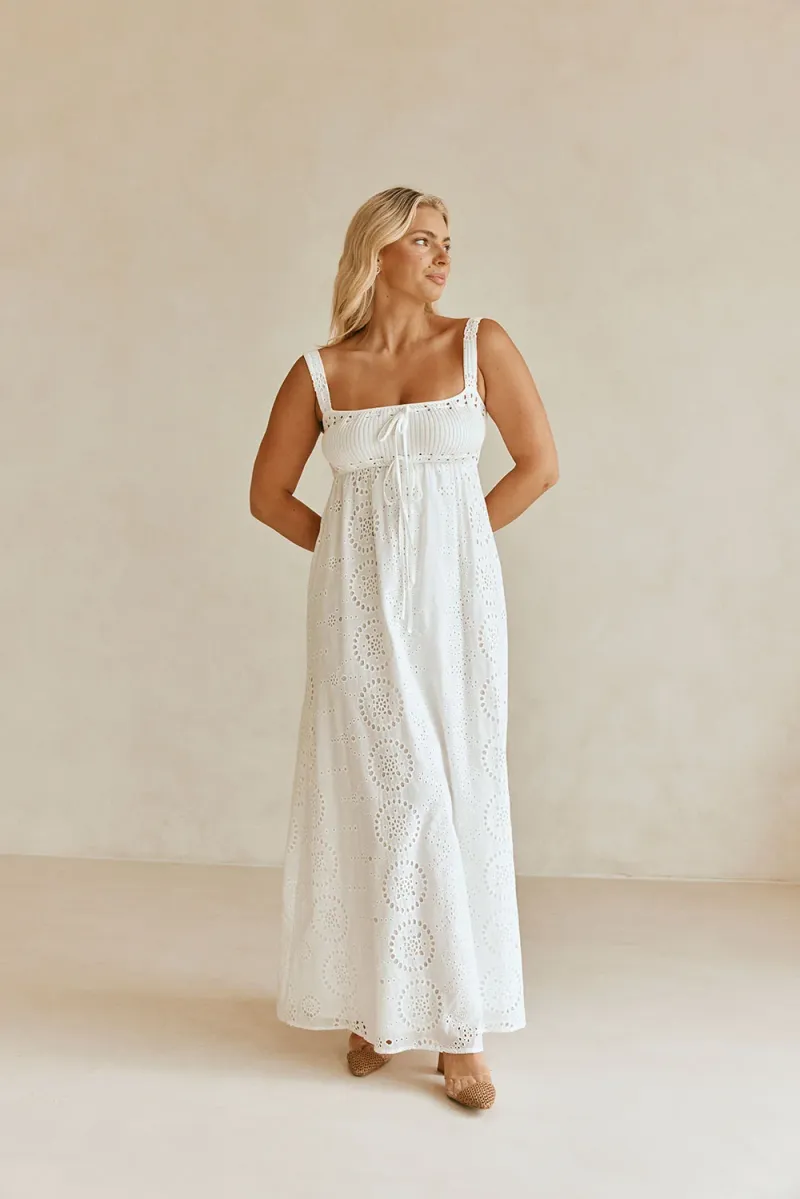 White Cutout Dress - Image 4