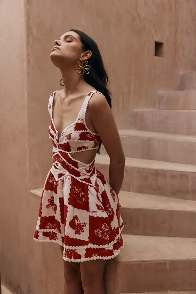 Red Cutout Dress