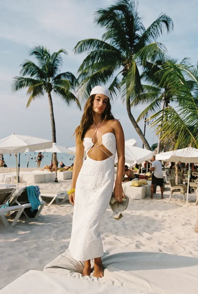 White Midi Dress