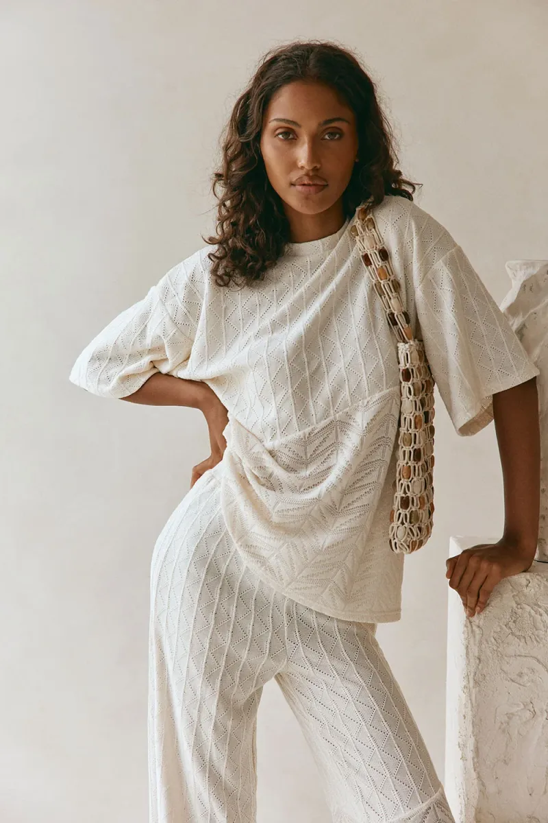 Cream Relaxed Top