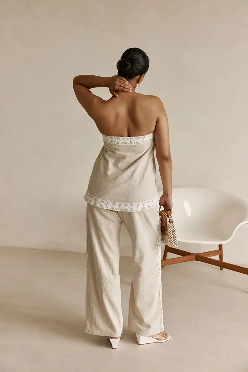 Beige Strapless Top - Image 5
