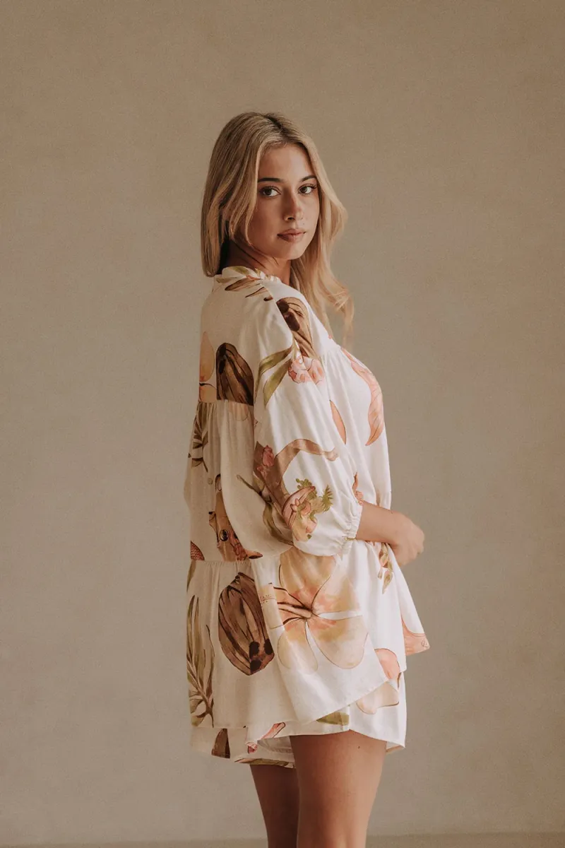 Pink Resort Print Top - Image 3