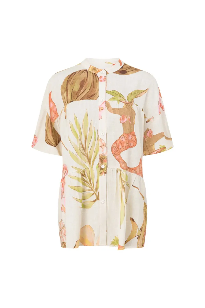 Pink Resort Print Top - Image 5