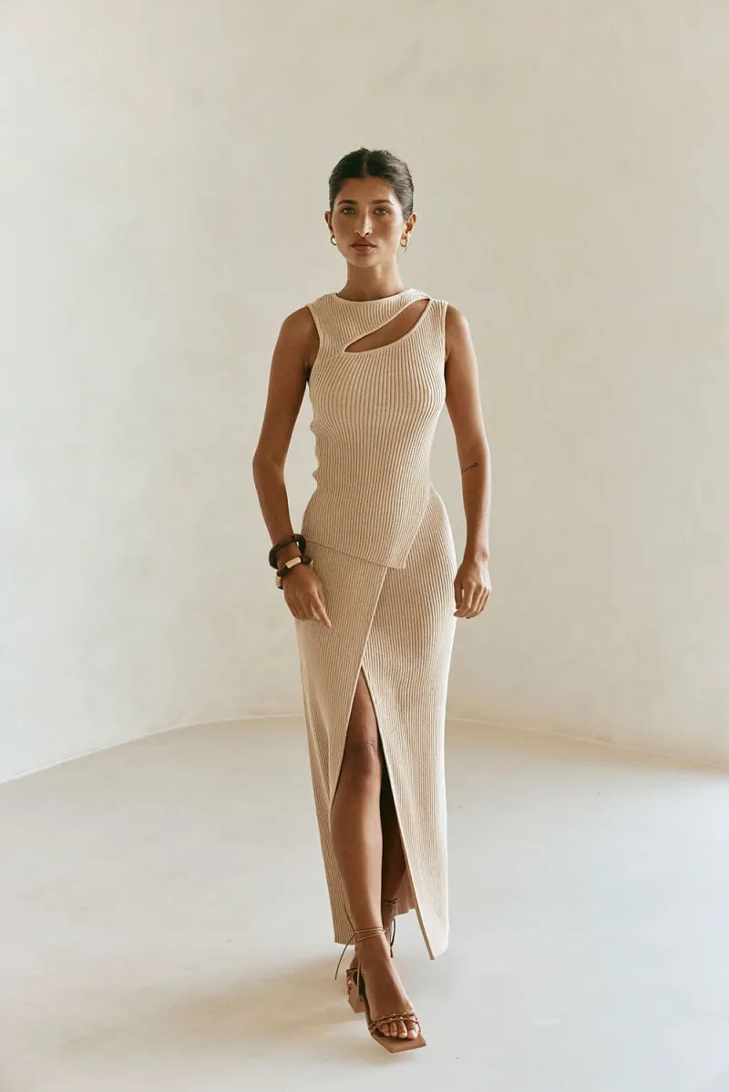 Tan Cutout Top - Image 2