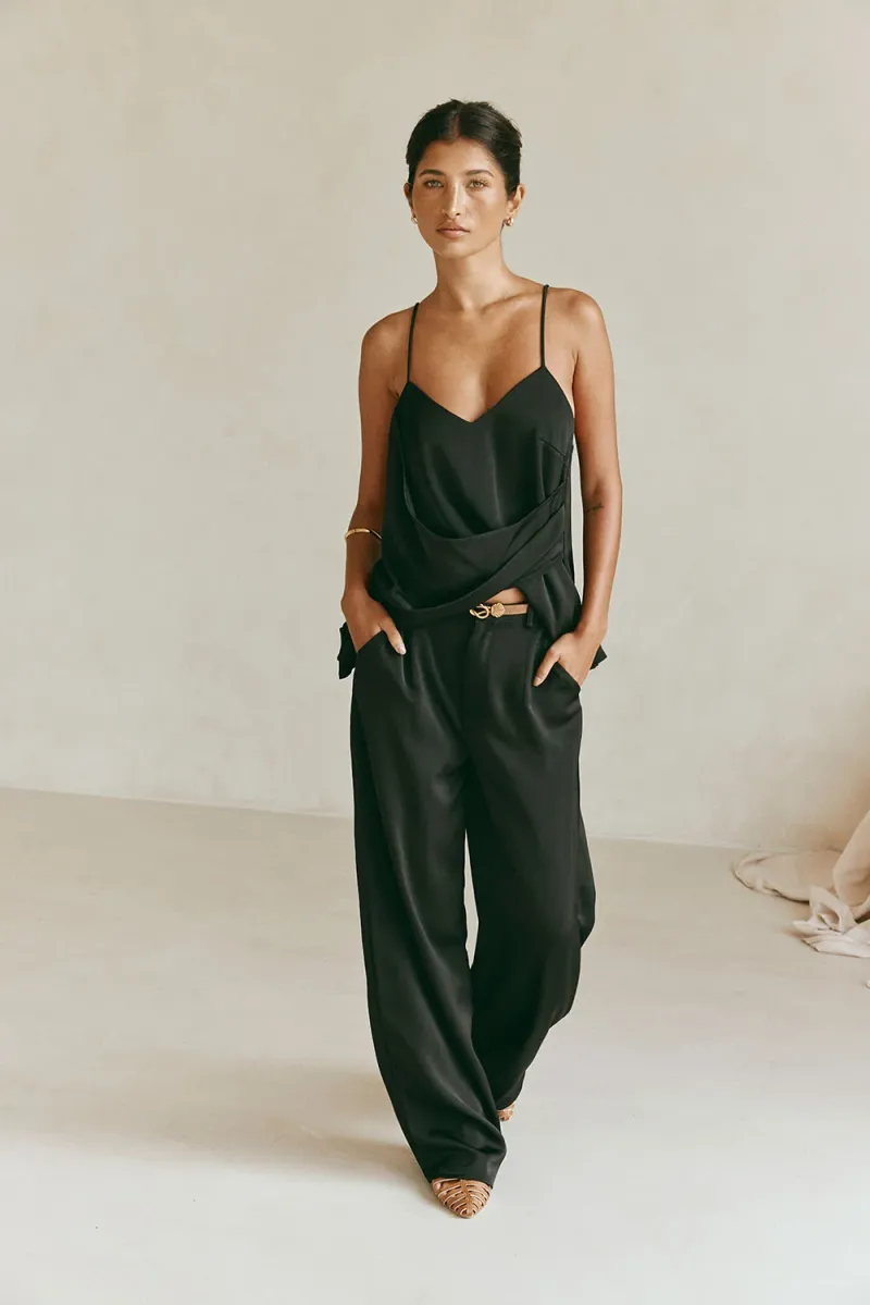 Black Resort Print Top - Image 3