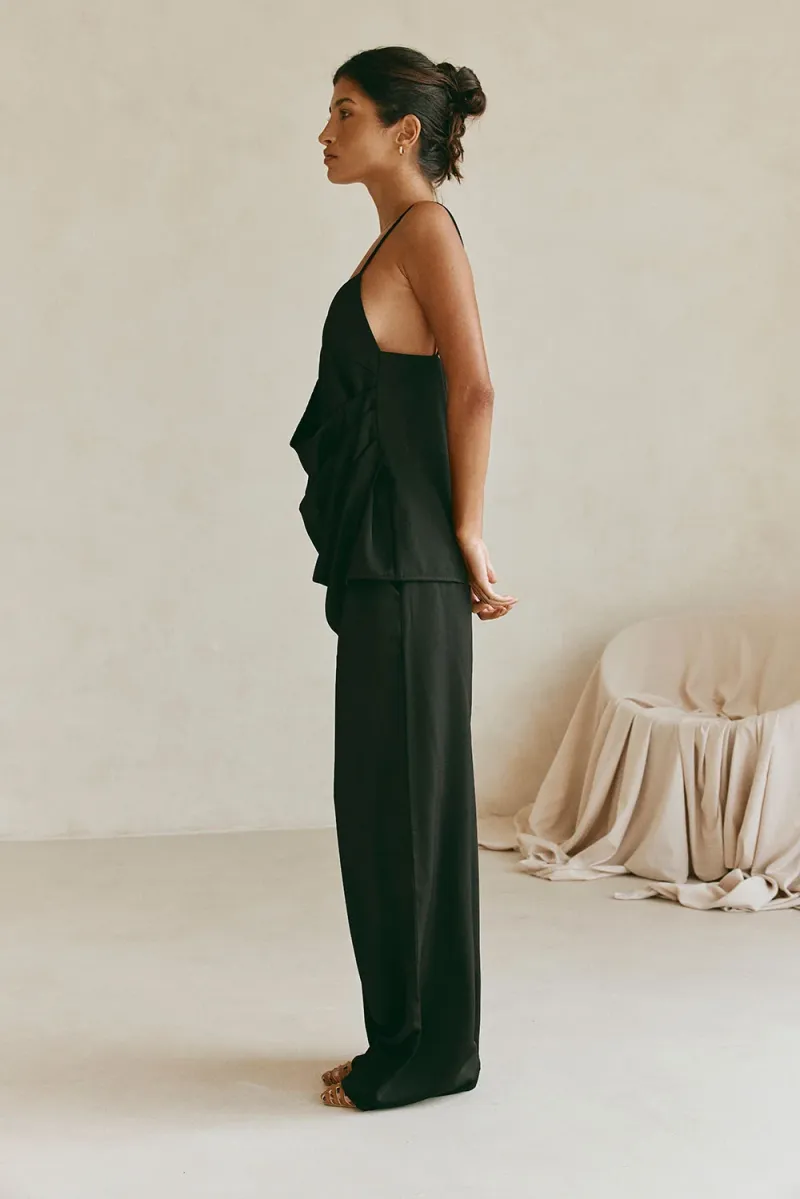 Black Resort Print Top - Image 4