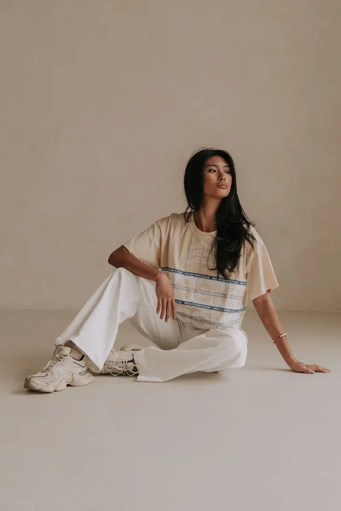 Cream Embroidered Top