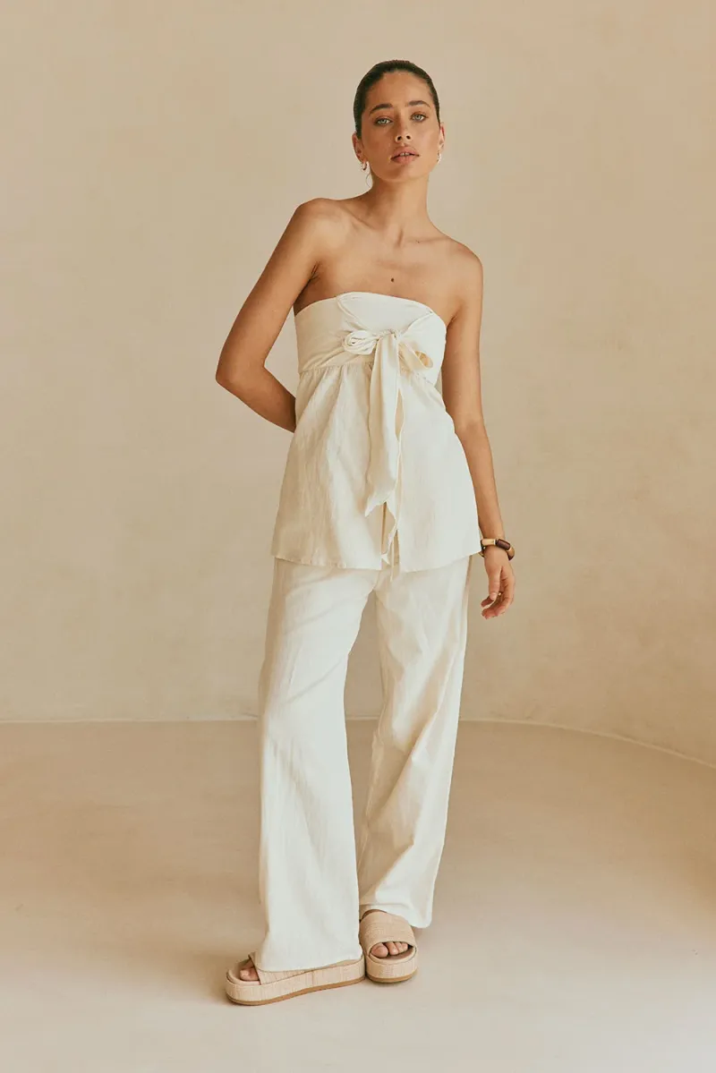 Beige Cotton Top - Image 2
