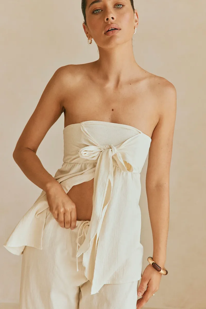 Beige Cotton Top - Image 3