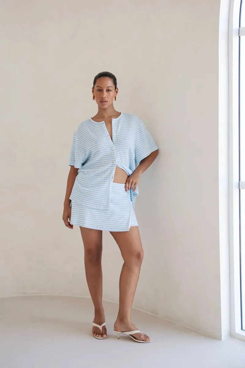 Blue Knit Top - Image 3