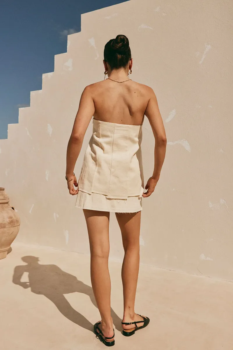 Cream Wrap Top - Image 5