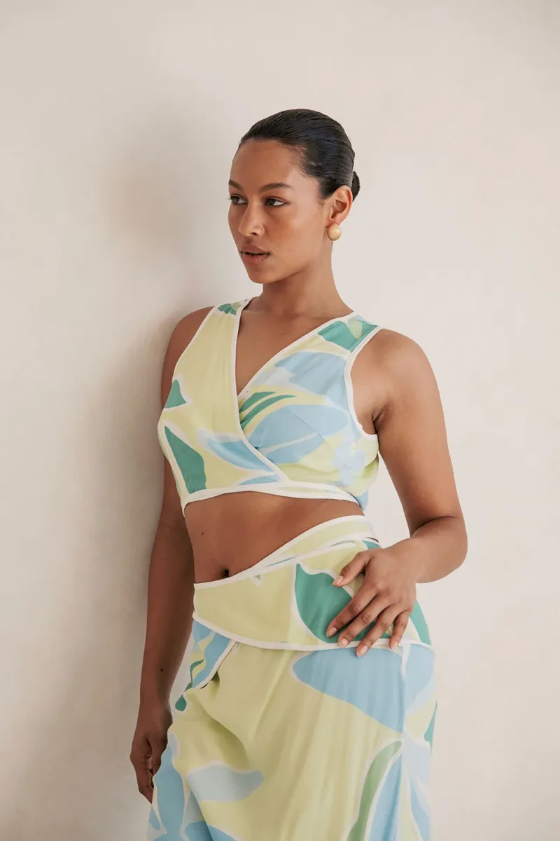Green Wrap Top - Image 5