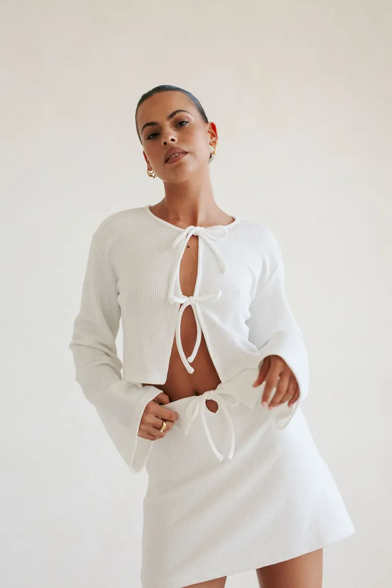 White High-Neck Top - Image 4