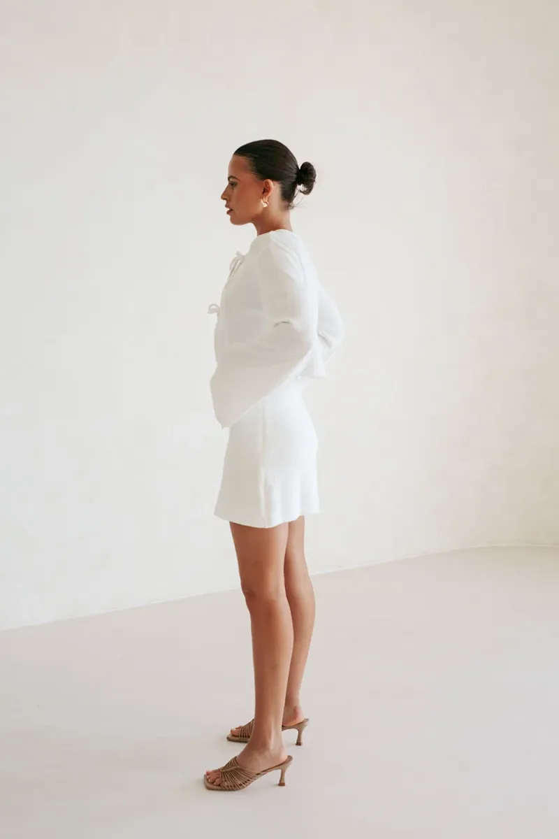 White High-Neck Top - Image 5