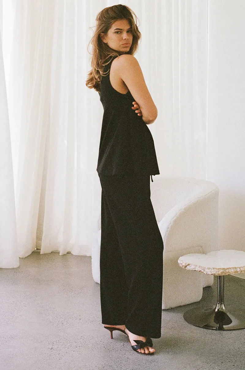 Black Knit Top - Image 2