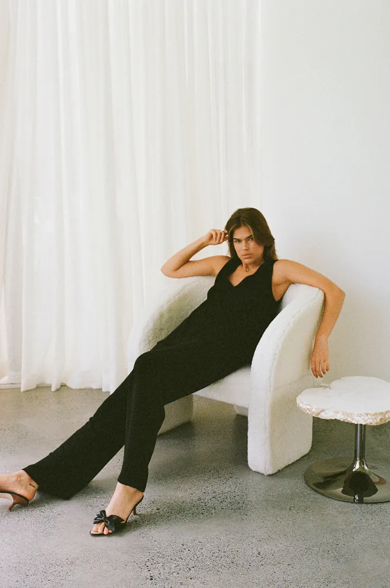 Black Knit Top - Image 5