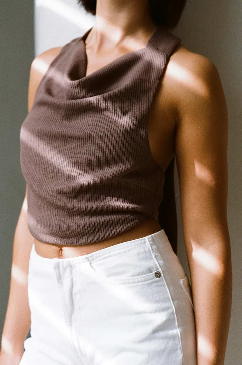 Brown Asymmetric Top - Image 3
