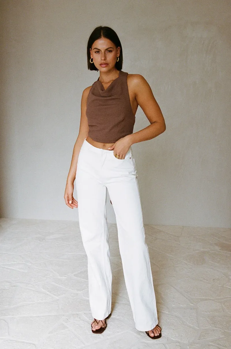 Brown Asymmetric Top - Image 5