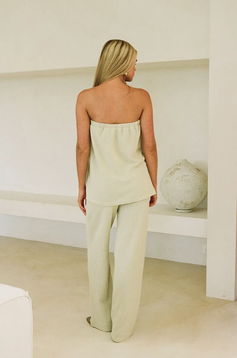 Green Strapless Top - Image 3