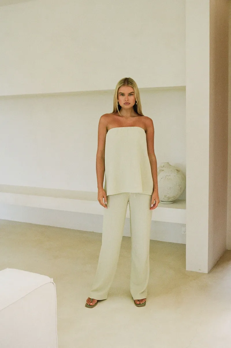 Green Strapless Top - Image 4