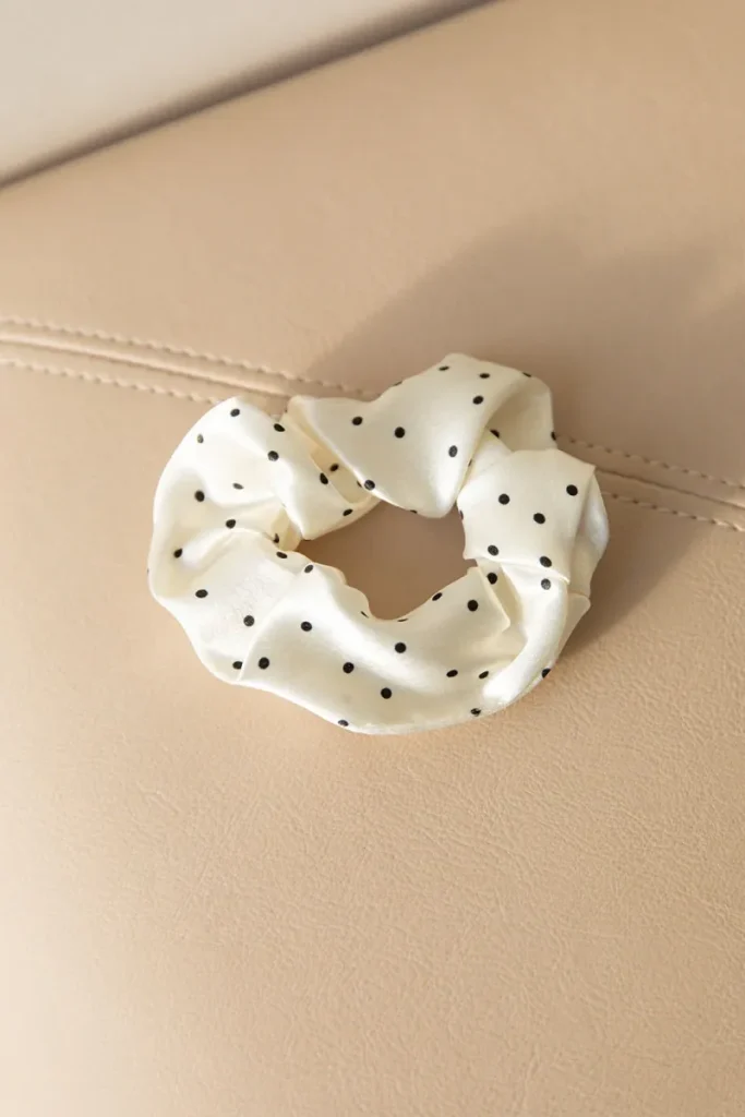 White Scrunchie