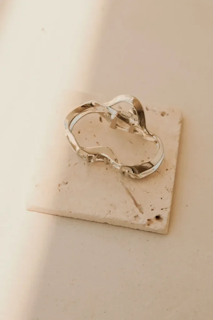 Silver Claw Clip